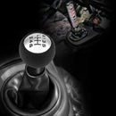 Gear Shift Knob Black 6 Speed For Peugeot 307 308 3008 407 5008 807