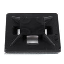 100x cable tie adhesive Socket Binder adhesive Suitable for New 21X21mm Bla