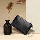 Simple Women Soft Leather Clutch Wristlets Handbag Lady Party Purse Wallet
