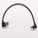 Portable USB 2.0 A Right male plug to Mini B 5P Right Angle Male plug Cablej Z