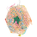 Parrot Bird Toys Pet Parrot Bird Bites Climb Chew Toys Colorful Hanging BruS Gw