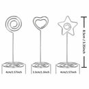 30 Pcs Table Number Holders Place Card Holders Photo Stands Memo Clips for  S2E2