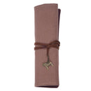 Fashion Canvas Wrap Roll Up Pen Brushes Makeup Case Pencil Bag Pouch Holder