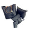 Women Handbags 4Pcs Set Pu Leather Tote Bag Shoulder Crossbody Bag Purse Pu X4R3