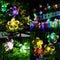7 Meters 50 Led Solar Power Fairy String Lights Blossom Flower Lamp WaterproJ8P9