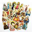 68pcs Jesus Holy Virgin Guitar Case Skateboard  Luggage Stickers Mobile Phone
