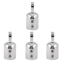 4 x 25mm Eye End Cap Marine Stainless Steel 316 Bimini Top Fitting Tube End Cap