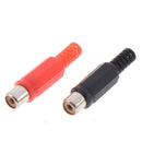 50V 0.5A RCA Audio Connectors Female Welding Jack Cold Pressure Socket AdapSEAU