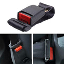 2pcs Car Vehicle Seat Belt Extension Extender Strap Safety Buckle Black New