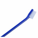 Pink Blue White Plastic Grip Soft Bristle Brush Finger Pet Toothbrush 3 in  F7W2