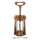 Professional Zinc Alloy Red Wine Bottle Opener Handle Pressure Corkscrew