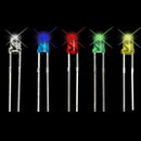 200Pcs 3mm 5mm LED Light White Yellow Red Blue Green Diodes A5R8 Assortment F9Z1
