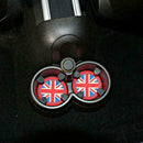 Checkered Racing Anti-Slip Cup Mat Pad For Mini Cooper 3Pcs R57 R56 R55 JCW Z1H7