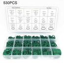 530Pcs Rubber O-ring Seal A/C Gaskets For Car Air Conditioning Compressor D0G5