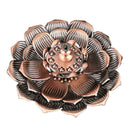 Incense Burner Holder Censer Plate For Candle Aromatherapy Lotus Purple