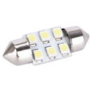 10 X White 31MM Festoon Dome Map Interior LED Light 3528 6-SMD Lamp DE3175 30 ME