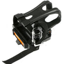 Bike Pedals with Clips and Straps for Outdoor Cycling and Indoor Stationary