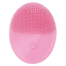 Electric Face Cleaing Brush Silicone Deep Washing Massager Cleaner (Pink)