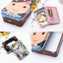 Mini Tin Trinket Jewelry Coin Box Tinplate Storage Case Small RectangulB Hn