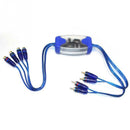 Universal 4 Channel RCA Input Output Ground Loop Isolator Line Sound Elimin
