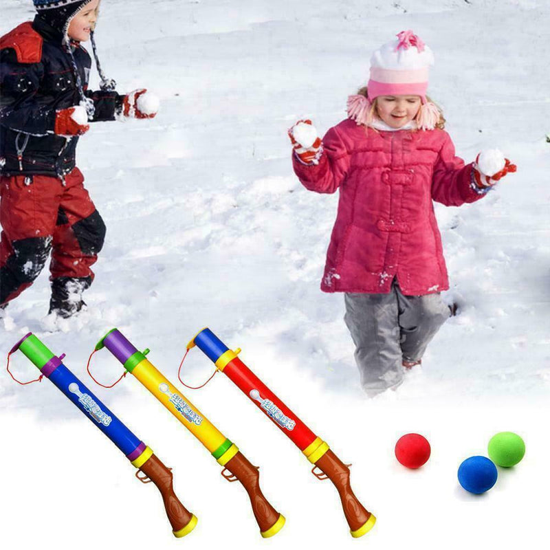2 In 1 Dual Function Super Snowball Launcher Outdoor Snowball Battle Gaming E9U8