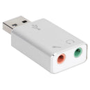CableDeconn 5.1 Channel USB to 3.5mm Jack Audio External Sound Card Adapter