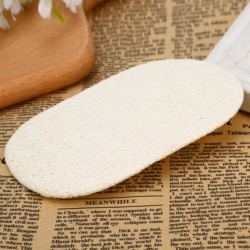 Helpful loofah dish towel absorbant sponge dish cloths anti-oil kitchen tool  Kw