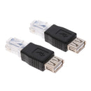 2x Ethernet RJ45 Male To USB2.0 Female Plug Socket