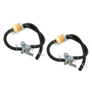 2 Set ATV Petrol Gas Fuel On Off Tap Petcock Fuel Filter Petrol Pipe Hose Line