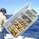3 Styles Fishing Sinkers Plastic Fishing Accessories Tackle Box DFH SVF