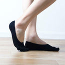 1 Pair Five Finger Toe Socks Elastic Solid Summer Boat Socks (Navy Blue) A