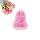 Rabbit Soap Mold Silicone Cake Molds Candle Bunny Fondant Chocolate Mould OZ
