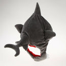 Funny Gray Plush Cap Birthday Cartoon Shark Animal Hat Adults Teens Party