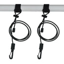 Elastic  Paddle Leash Durable Safety Kayak Canoe Fishing Rod Cord Holder Orange