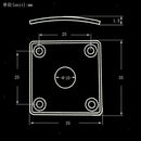 2 Pieces Metal Square Guitar Jack Plate Cover for LP Electric Guitar Black