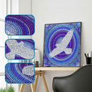 5D DIY Full Drill Special Shaped Diamond Painting Flying Eagle Cross Stitch