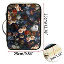 Multi-Function A4 File Bag Waterproof Travel Office Zipper Storage Bag Suit T8W7