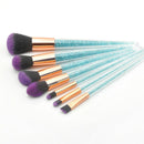 New 7Pcs Diamond Crystal Makeup Brushes Professional Set Foundation Blendin