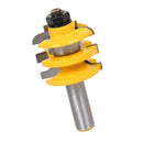 Wood Router Bit 3/8" Depth Rail and Stile Finger Joint Glue Tenon Bit