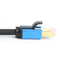Cat8 Ethenet Cable RJ45 STP 26AWG LAN Cable Blue for Router Modem PC (1m)