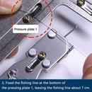 Stainless Steel Semi Automatic Fishing Hook Line Tier Gadget Tie Binding De Z2J6