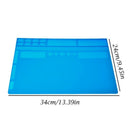 Heat-Resistant Insulation Silicone Soldering Pad Desk Mat Maintenance Platf