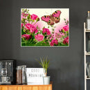 5D DIY Full Drill Diamond Painting Butterfly Flower Cross Stitch (H038)