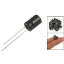 100 Pcs 8x12mm 470uF 16V 105C Aluminum Electrolytic Capacitors X2H2