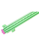 2 Pcs Cactus Love Wooden Straight Ruler Measure Study Drawing Student Stati