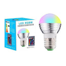 E27 RGB LED Light Bulb Remote Control 16 Colors Changing -Engery Saving