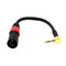 3 Pin XLR male to Right Angle 3.5mm Stereo Jack Mic Audio Cable