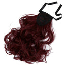 Long Ponytail Clip in Hair Tail Colored Curly Body Wave Hair Extensions Hig