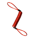 Motorcycle Security Alarm Disc Lock Spring Red Reminder Cable 150cm Hot
