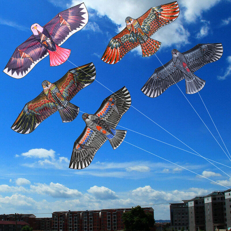 Huge 1.1m Eagle Kite single line Novelty animal Kites Children's Outdoor toys